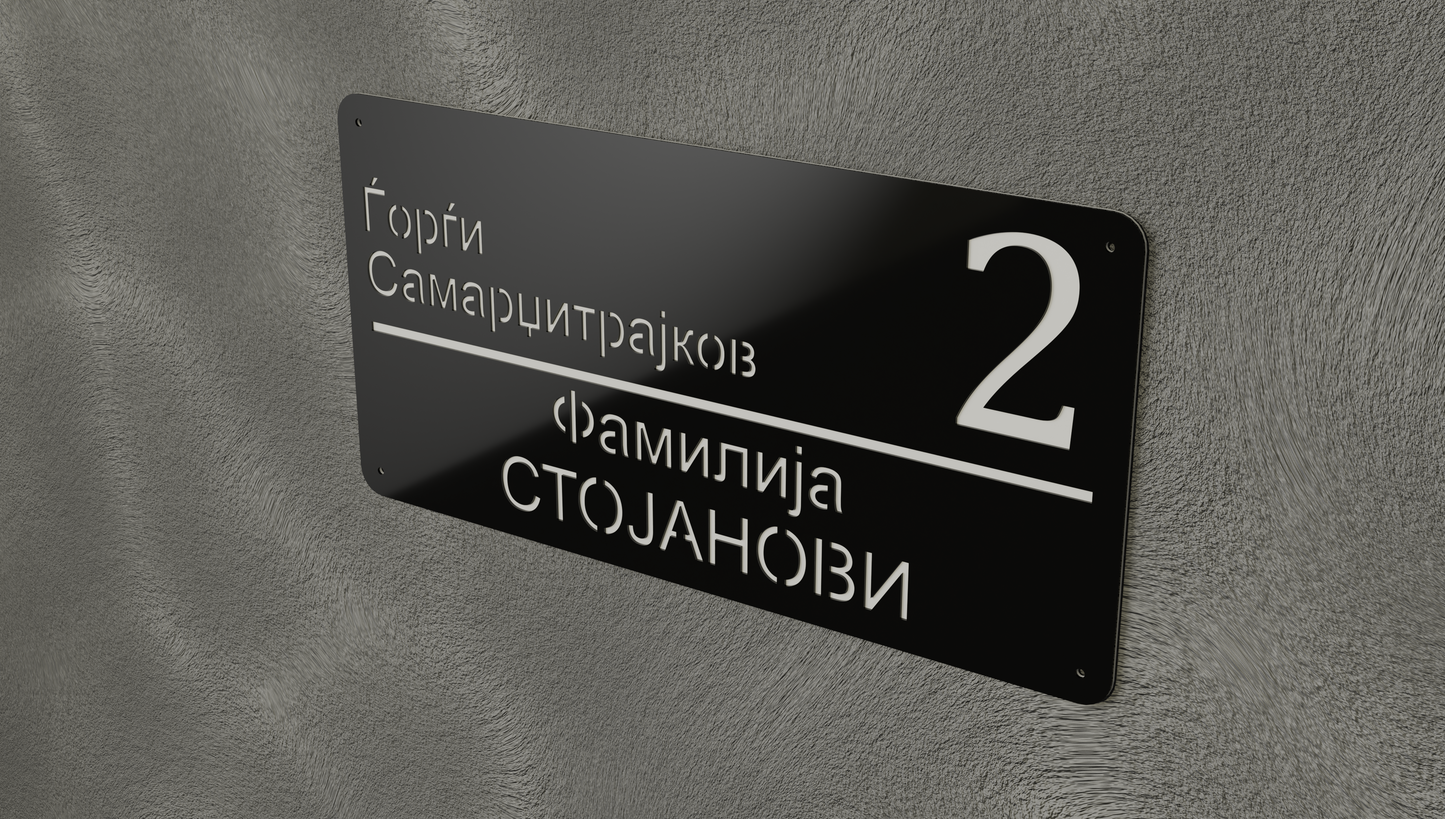 Куќен број модел004