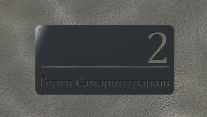 Куќен број модел001