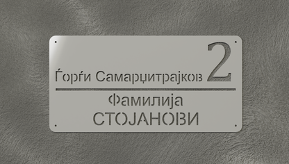 Куќен број модел004.5