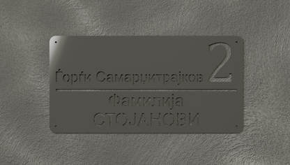 Куќен број модел004.5