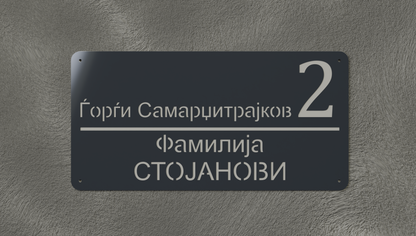 Куќен број модел004.5