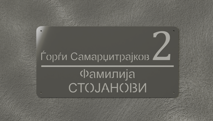 Куќен број модел004.5