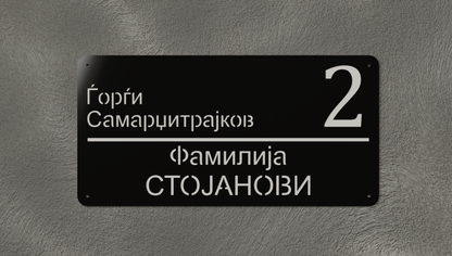 Куќен број модел004