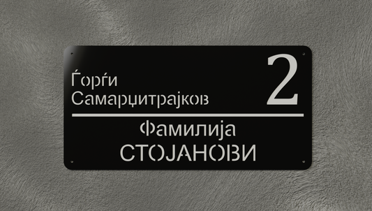 Куќен број модел004